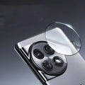 Tempered glass screen protector with black ring for OnePlus 12, Find N3, and OnePlus 11 smartphones