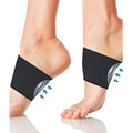 Elastic arch support foot bandage in ordinary and heart style options for flat foot support