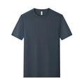Round neck quick-drying mesh T-shirt in black, slim fit pullover, sizes S to 4XL