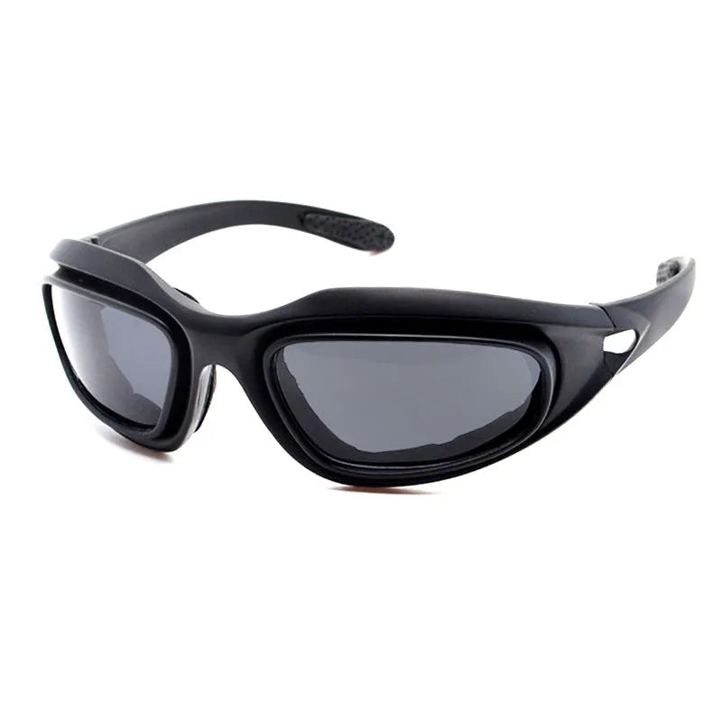 Tactical polarised cycling sunglasses with full rim PC frame for outdoor sports