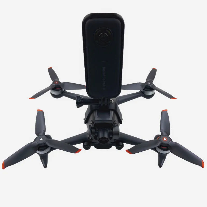 3D printed hard plastic expansion bracket with soft sponge padding for GoPro camera mounting