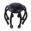 USB electric head massager with multiple silicone claws in black, white, and upgrade versions