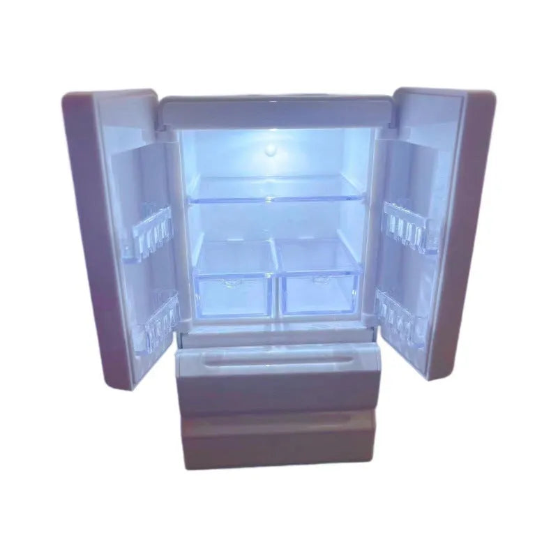 White plastic miniature candy toy model with LED light for dollhouse decoration