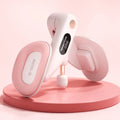 Grey pelvic floor muscle trainer with counting display for rehabilitation exercises