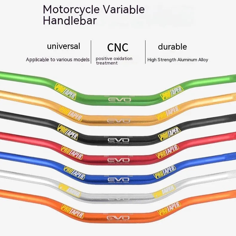 28mm aluminium alloy scrambling motorcycle handlebar in EVO orange finish