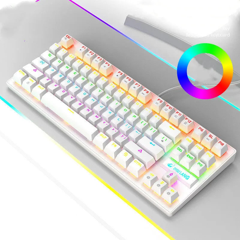 Mechanical gaming keyboard in multiple colour options with British layout variants