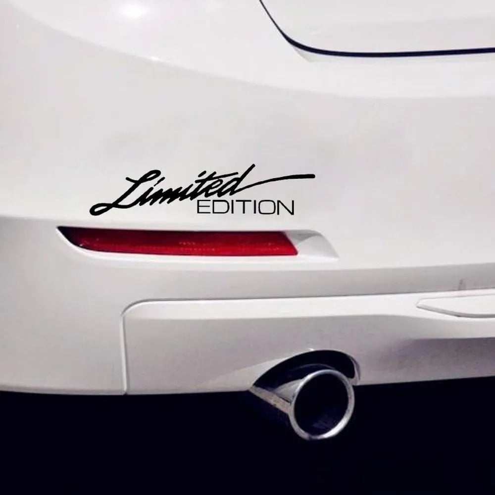 Reflective British bumper sticker showing dimensions of 16cm by 3.8cm in plastic material