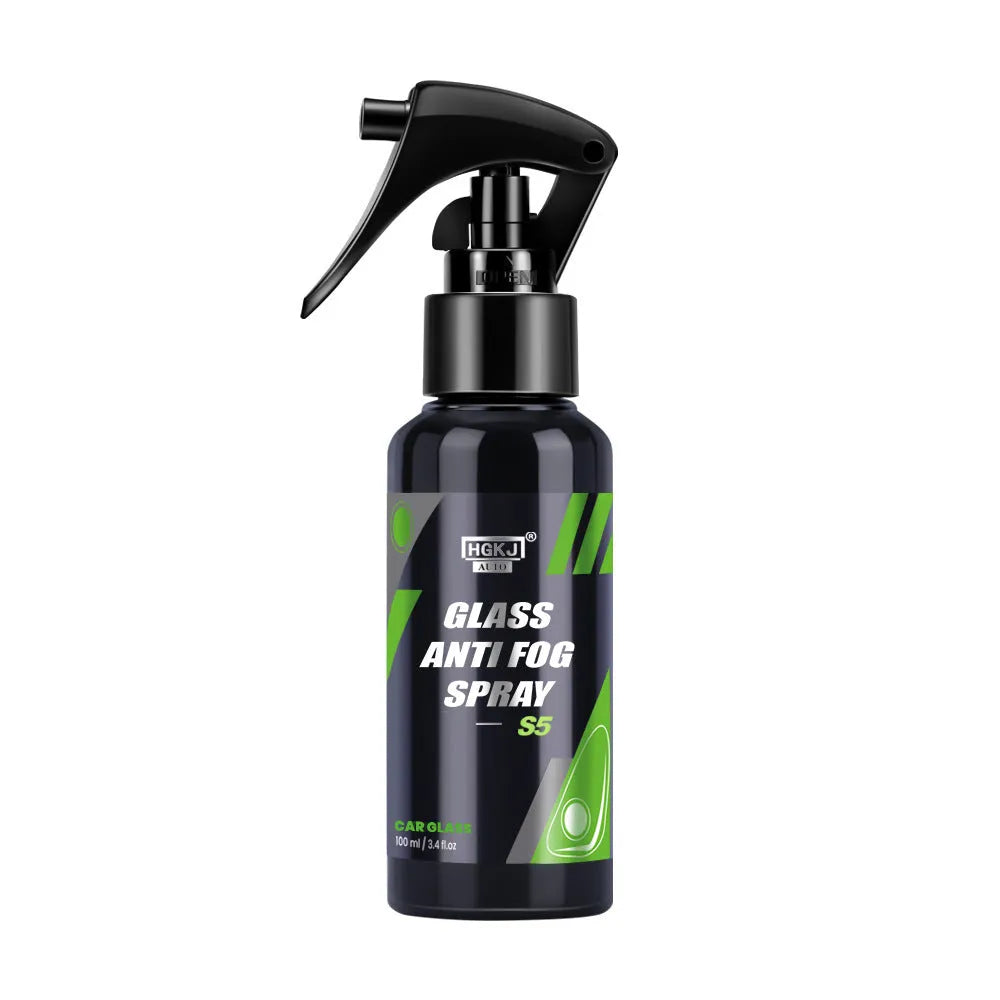 Car antifog spray bottle in 50ml and 100ml sizes for preventing interior window condensation