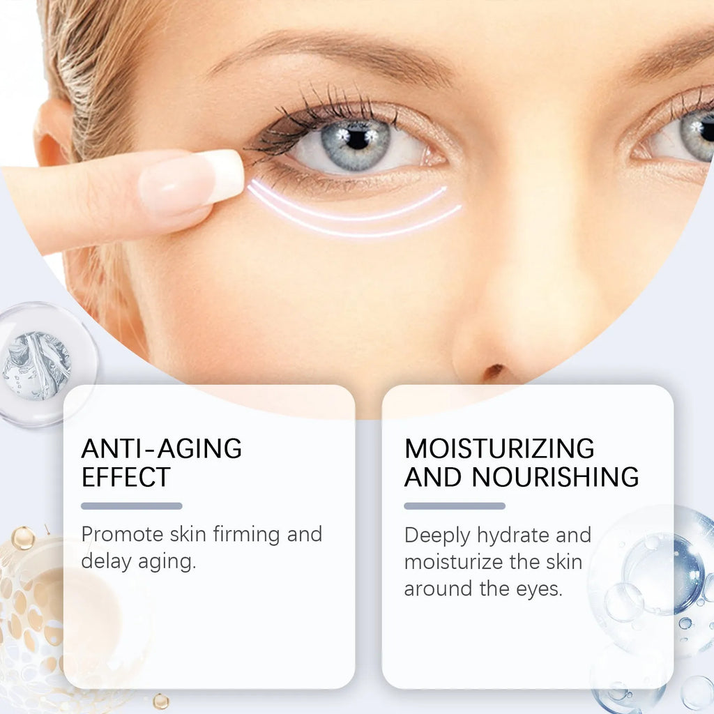 20g retinol eye cream in 3 x 12.1cm packaging for moisturising and softening skin around eyes