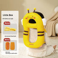 Cartoon dinosaur and bee themed anti-collision pillow for toddler fall protection.