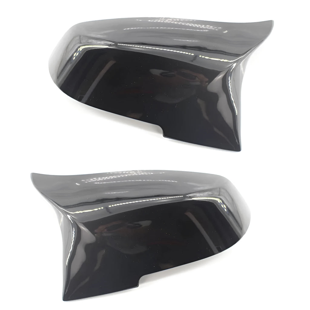 BMW 3 Series 4 Series modified horn rear-view mirror shell in paint bright black finish
