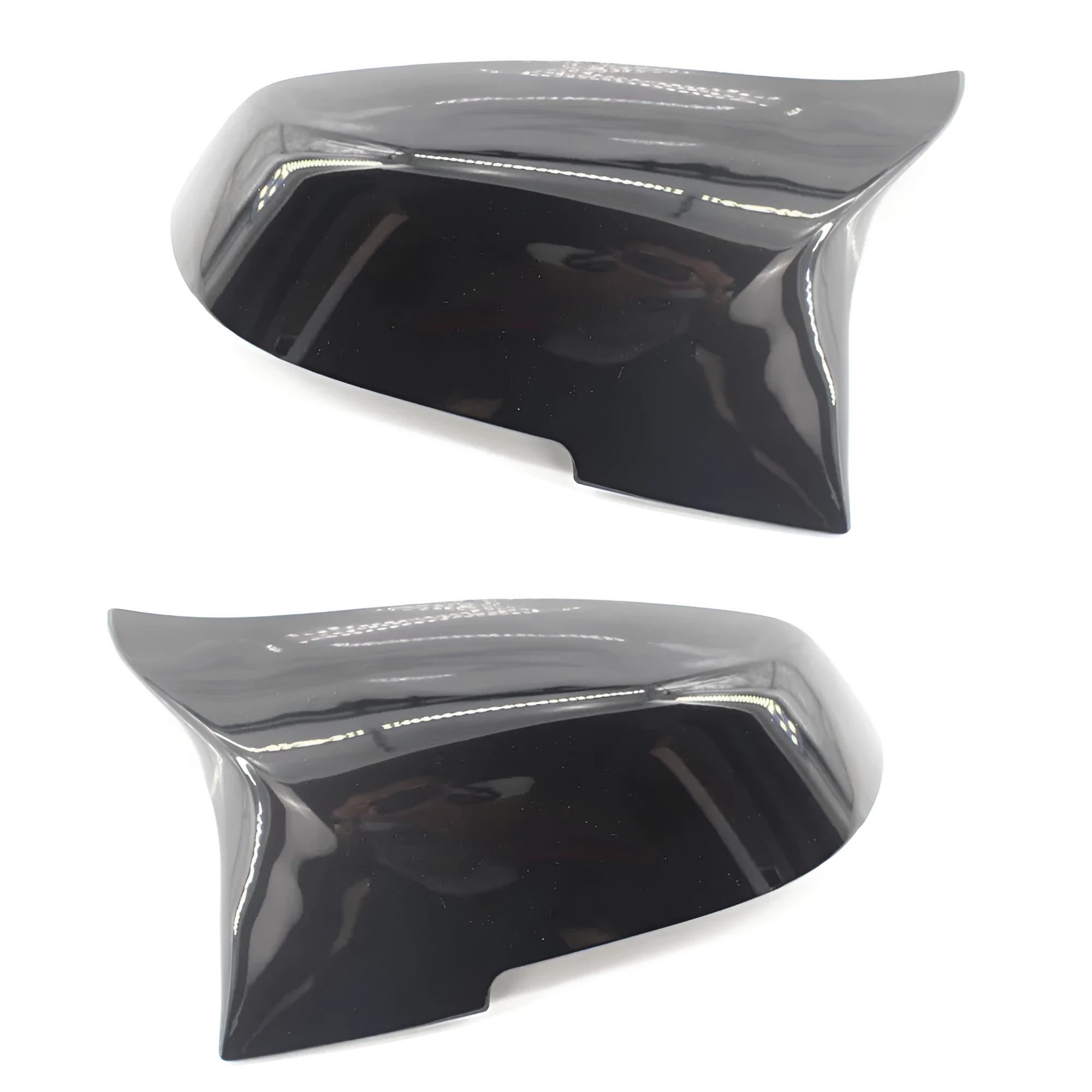 BMW 3 Series 4 Series modified horn rear-view mirror shell in paint bright black finish