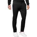 Men's slim-fit chino trousers in Army Green with tapered leg design and mid-waist construction