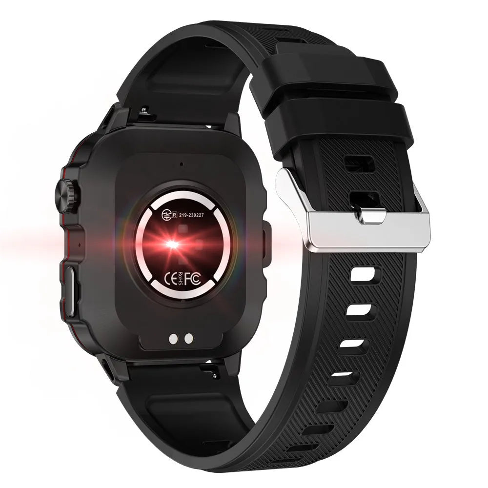 QX11 Smart Bluetooth Watch with TFT touch screen showing health metrics display
