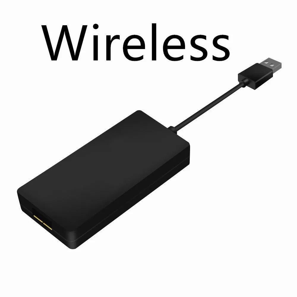 Android car navigation CarPlay module adapter with USB connection for wireless smartphone integration