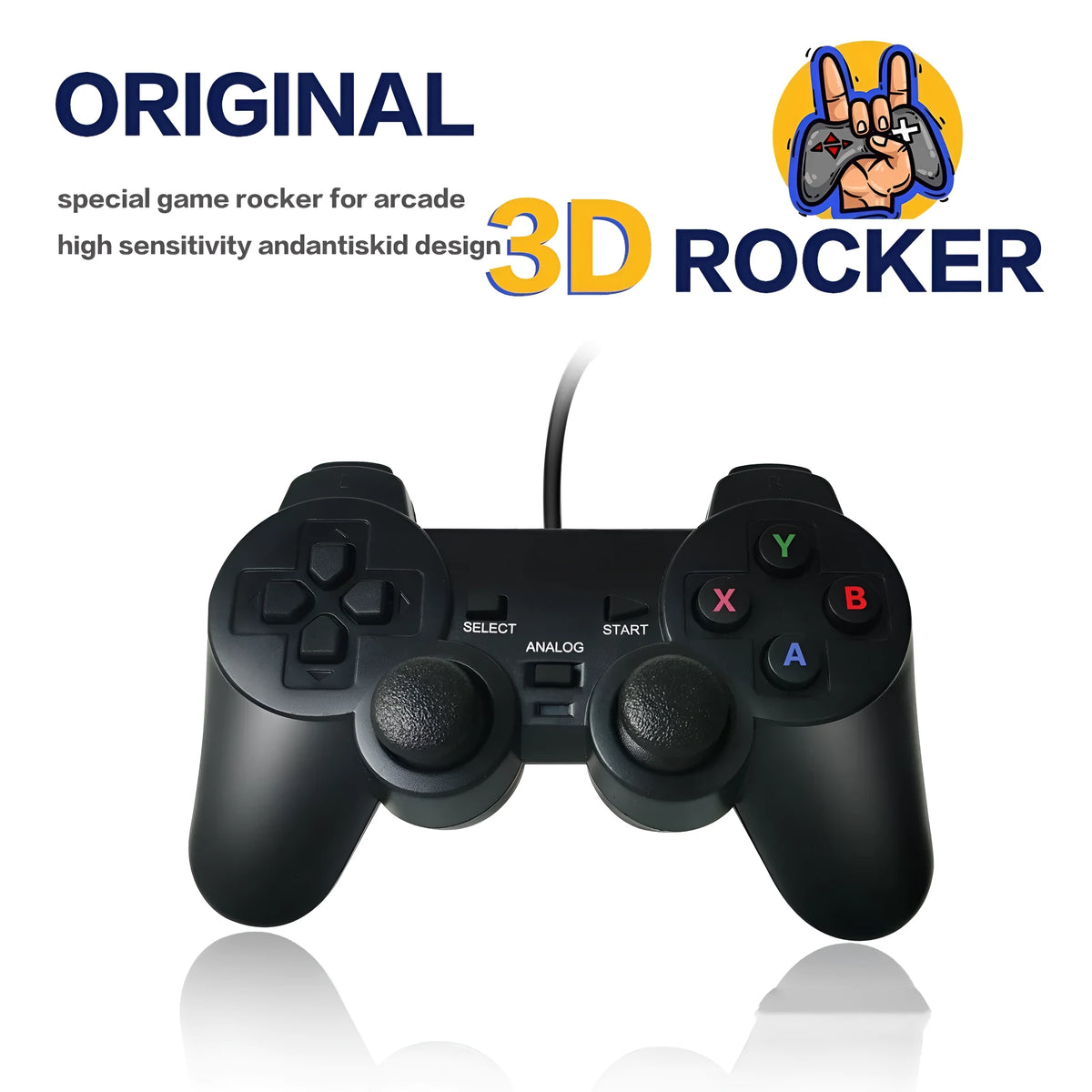 Super ConsoleX wired USB game controller for retro gaming systems