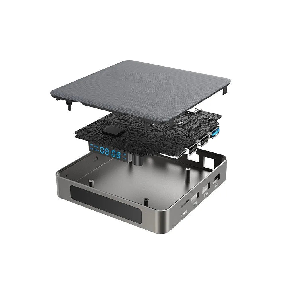 Android 8K set-top box with HDMI port and RK3566 processor for high-definition media playback