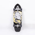 White maple wood street scooter board with 31-inch deck for unisex urban commuting
