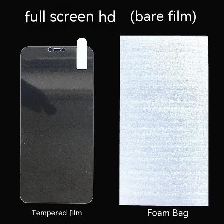 HD tempered glass screen protector for Samsung mobile phones showing fullscreen coverage