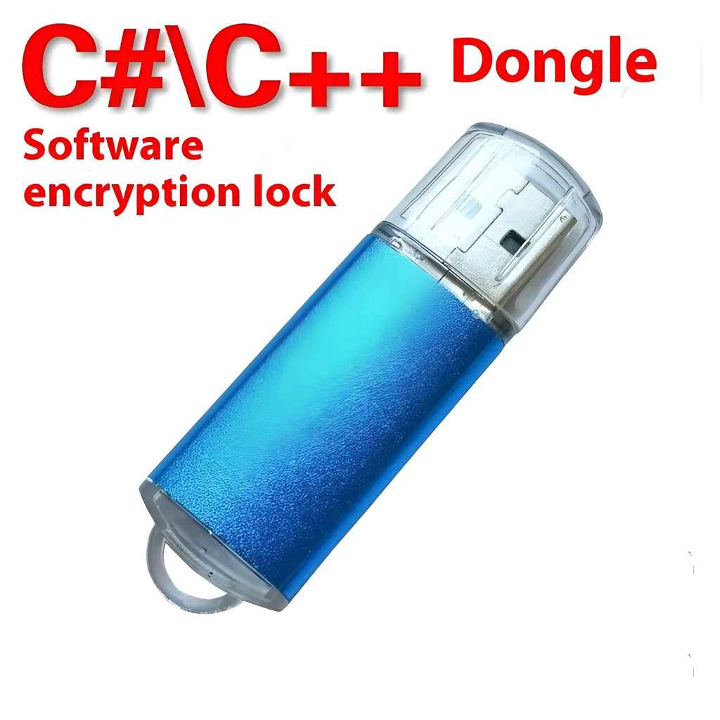 Blank metal USB software encryption dongle security key for secondary development.