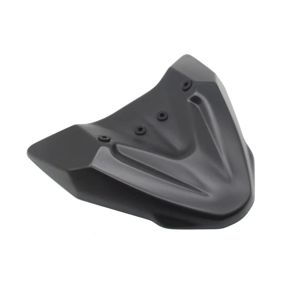 Black fixed wind front wing accessory for KTM 390 and 790 Adventure motorcycles