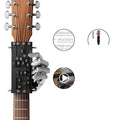 Automatic chord device for folk guitar practice with black or white chord options
