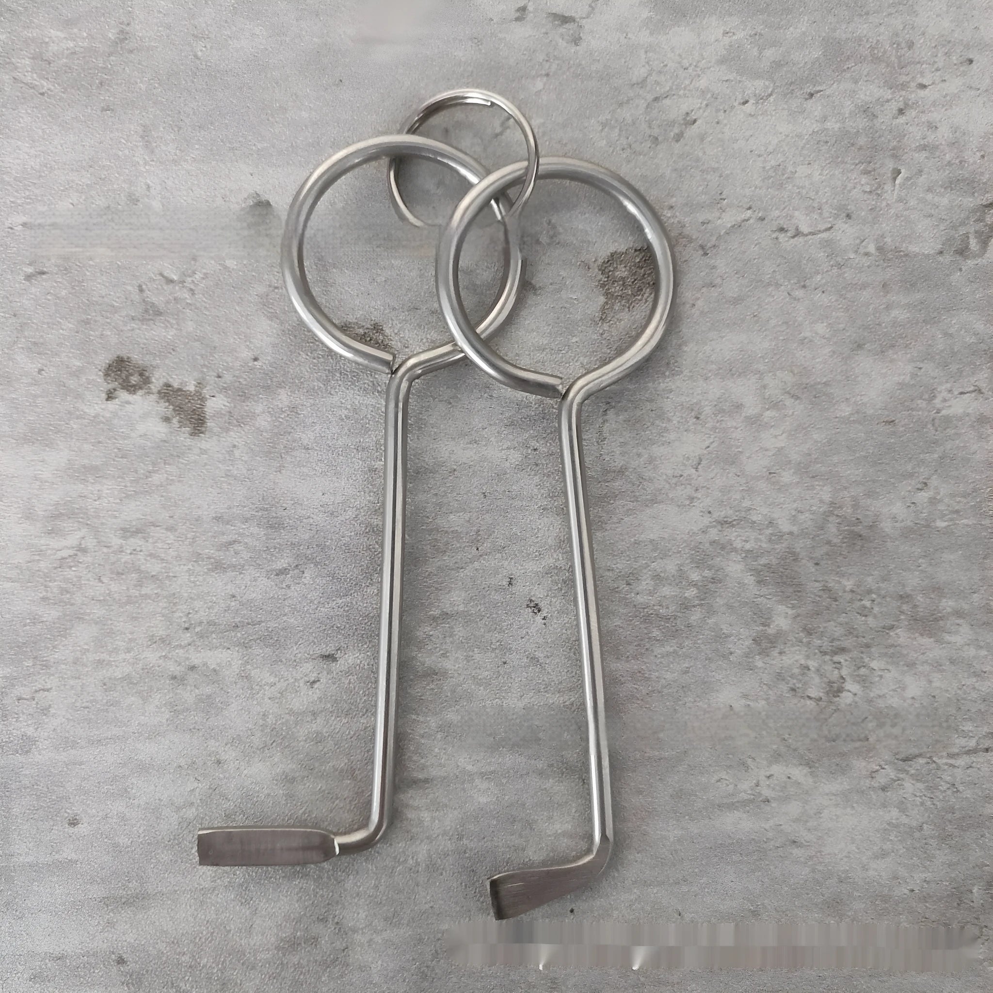 Two alloy steel universal wrench tools from a portable 2-piece set for home and vehicle maintenance.