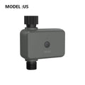 Bluetooth garden irrigation sprinkler timer with smartphone app control for remote watering scheduling