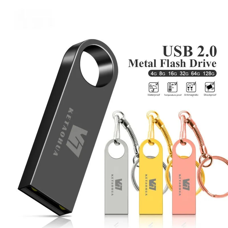 Silver metal car-shaped USB flash drive on a white background showing front and side details.