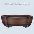 Classical style old pile purple clay flower pot for bonsai and plants