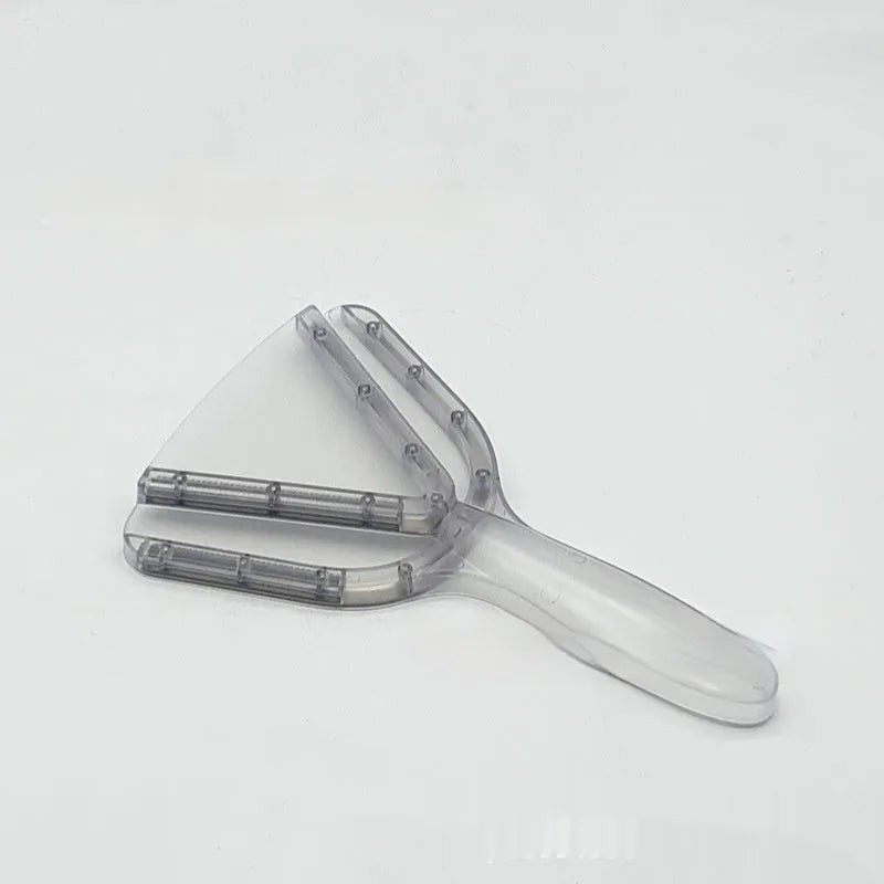 Telescopic adjustable can opener and bottle opener with non-slip handle in red, clear, or grey.