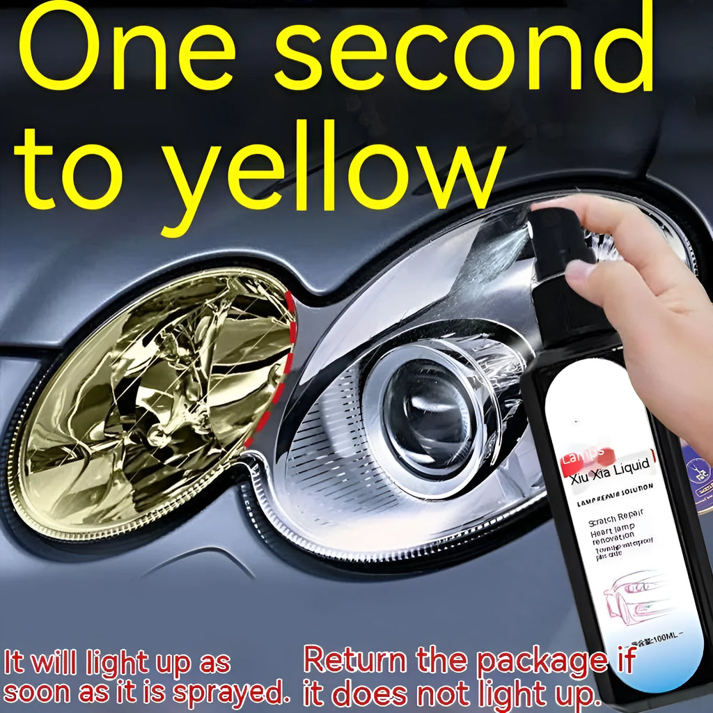 100ml bottle of car headlight restoration liquid for plastic lens polishing