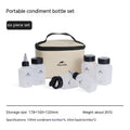 Naturehike portable six-piece plastic seasoning bottle set for outdoor cooking