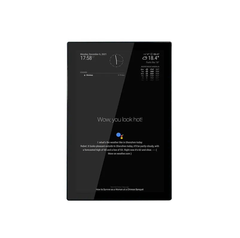 13.3-inch integrated touch display screen in ABS housing for Raspberry Pi CM4 projects