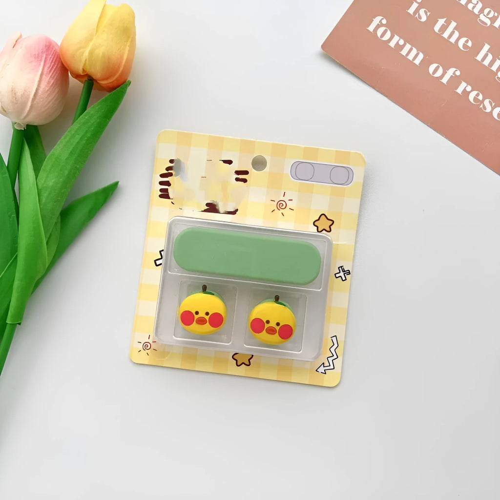 Cartoon magnetic protection data cable fixer in plastic with multiple colour style options