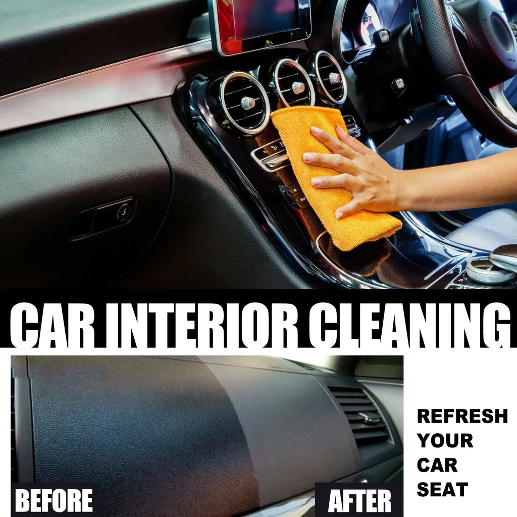 120ml car interior cleaner bottle for leather and plastic dashboard decontamination