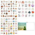 Pack of 50 random pattern graffiti stickers for personalising laptops and water bottles.