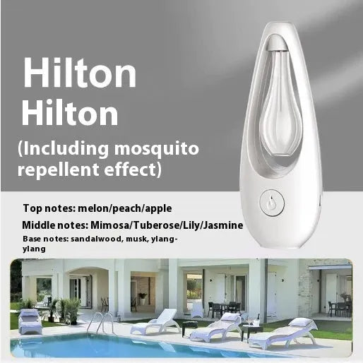 Ultrasonic aroma diffuser with mosquito repellent function in six style variations