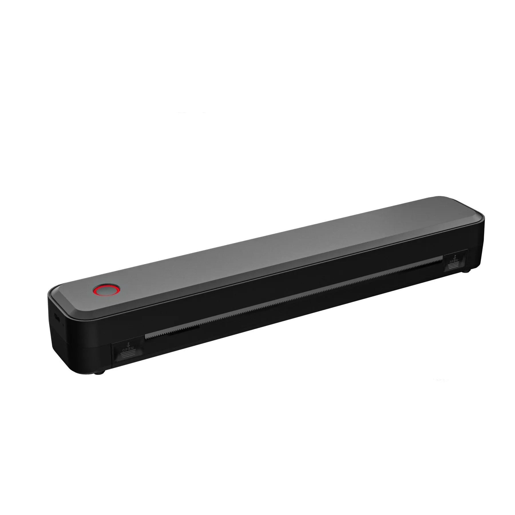 Compact thermal printer with Bluetooth connectivity for mobile devices in black colour