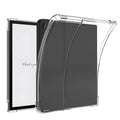 Transparent airbag phone case for 7-inch Xiaomi device showing shockproof TPU construction