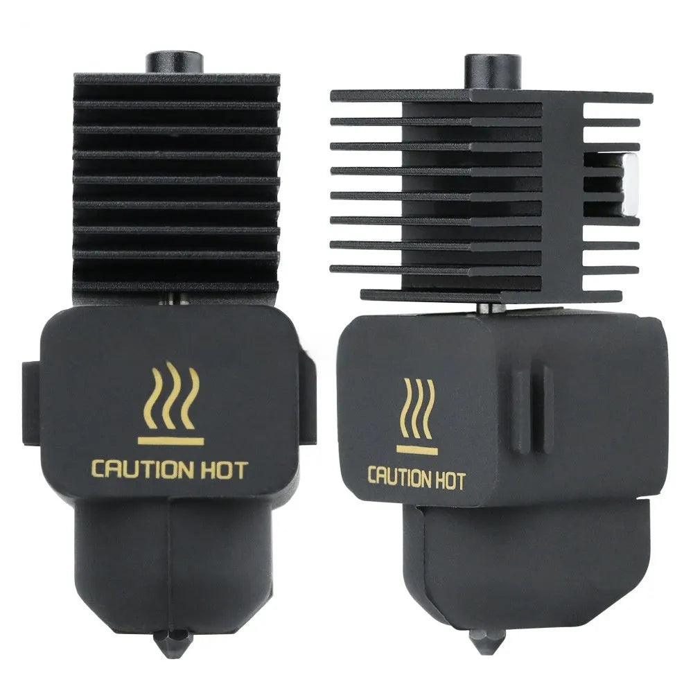 Hardened steel hot end nozzle assembly for A1 Mini 3D printer with four nozzle sizes