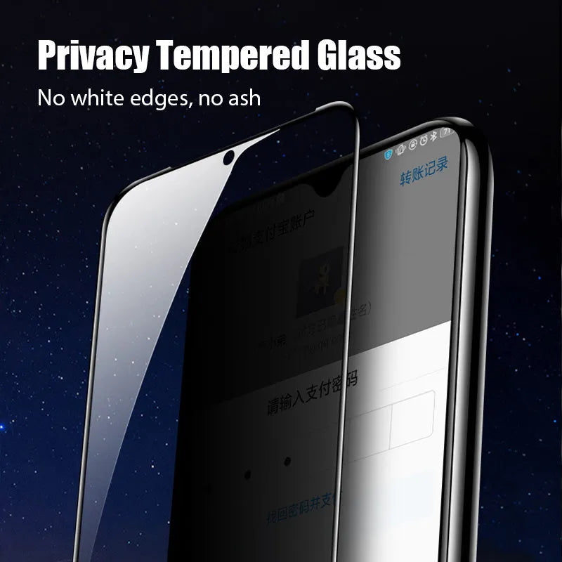 Xiaomi Poco and Redmi Note anti-spy tempered glass screen protector with matte finish