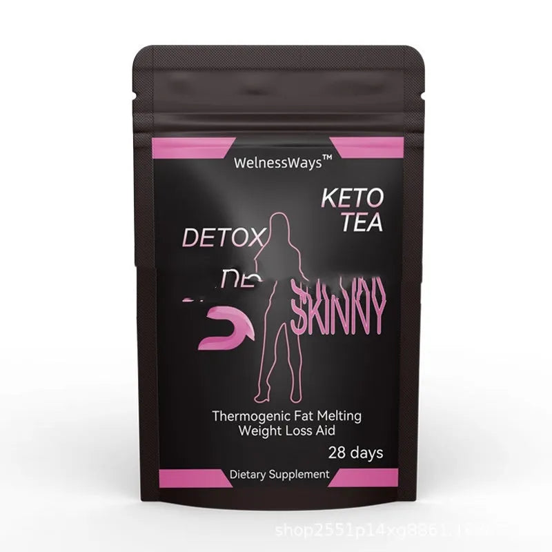 28 Day Herbal Tea Collection with multiple specialised blends including Flat Tummy Tea and detox varieties
