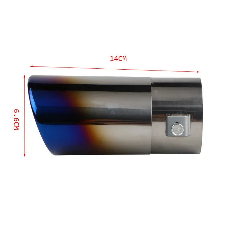 Universal stainless steel car exhaust tail pipe in multiple finish options