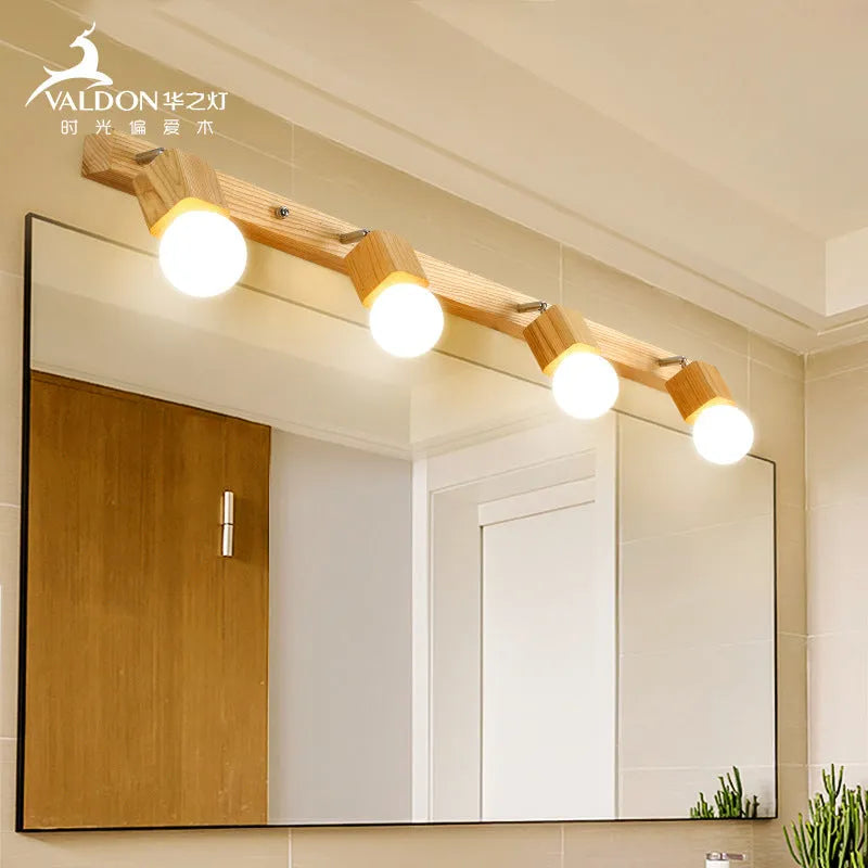 24cm wide LED wall lamp with integrated mirror cabinet, available with white, warm, or tricolour lighting