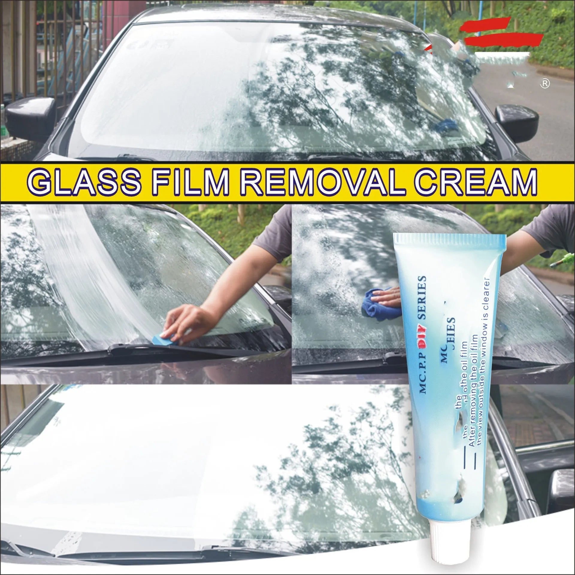 15ml automotive glass rainproof agent in white English version bag packaging