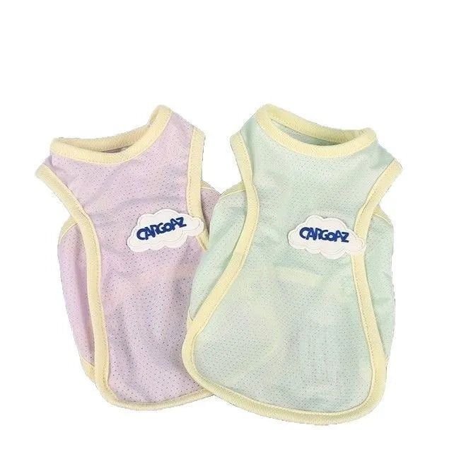 Polyester cat vest in grass green available in sizes XS to 2XL