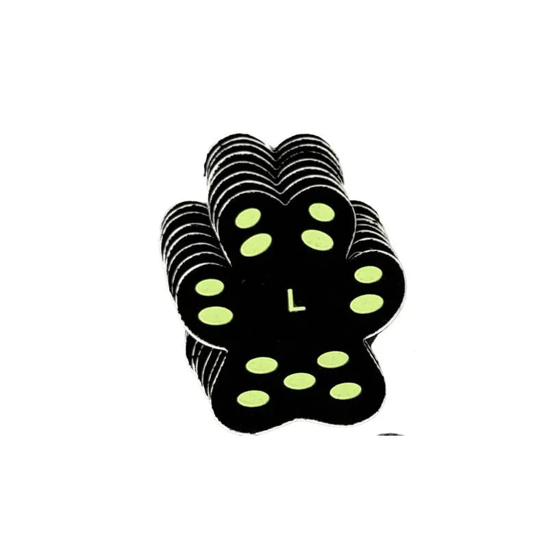 Transparent silicone cloth dog paw protection foot patches in S and M sizes