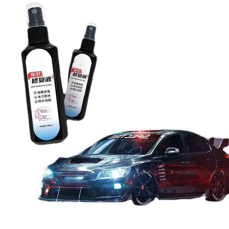 100ml bottle of car headlight restoration liquid for plastic lens polishing
