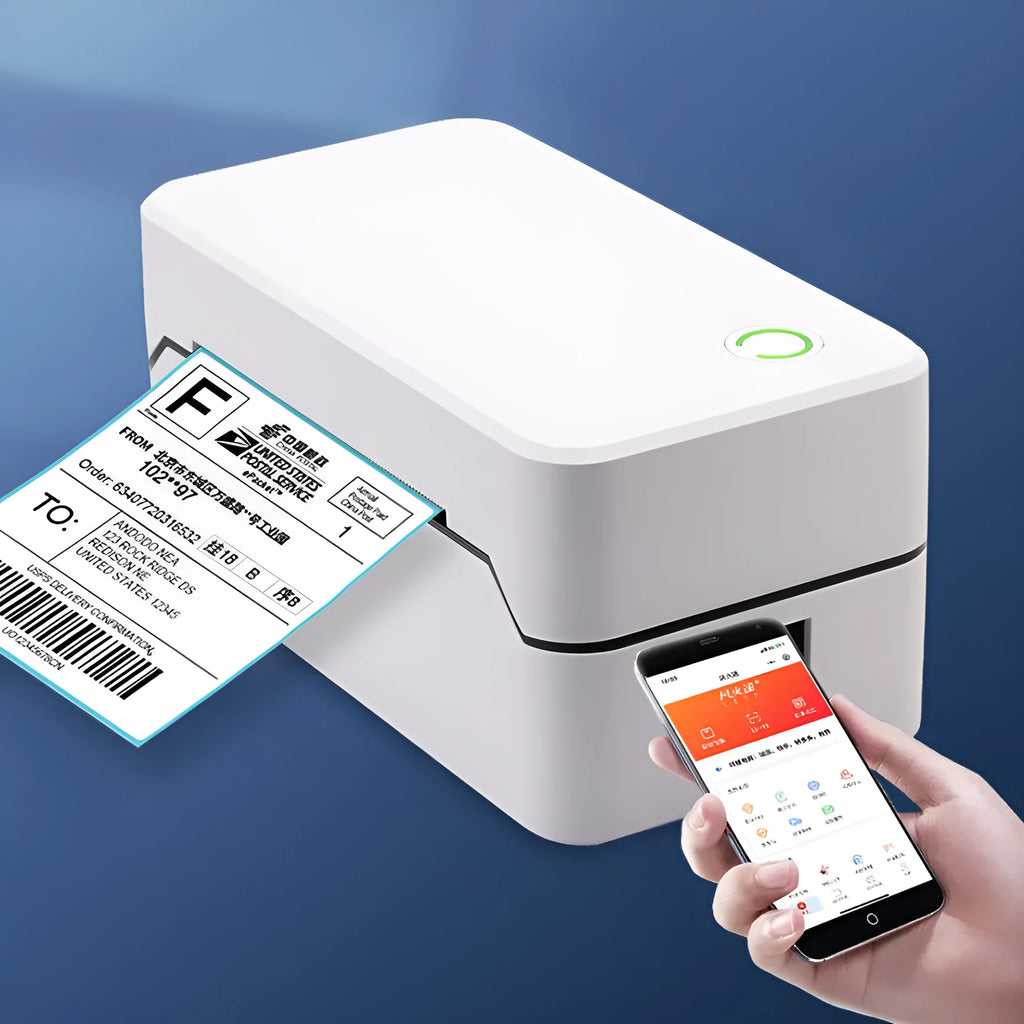 TDL401H compact Bluetooth thermal printer for receipts, measuring 149mm wide.